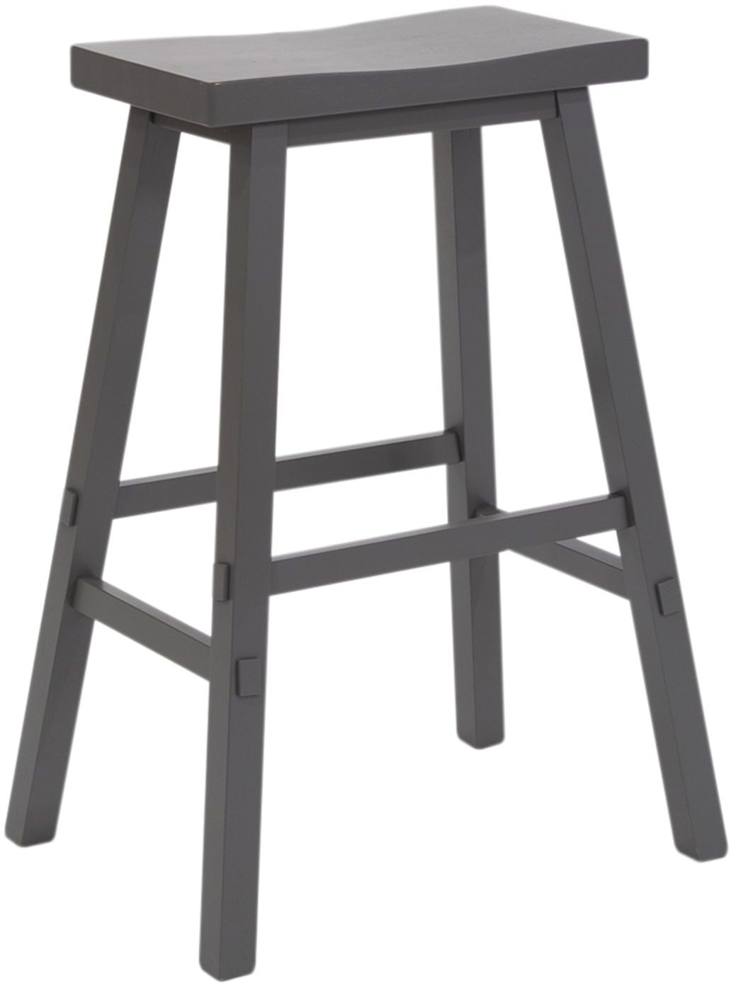 Creations Sawhorse Gray 30" Stool | Bell's Home Furnishings