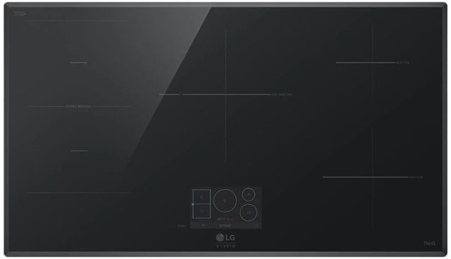LG Studio 36" Black Induction Cooktop-0