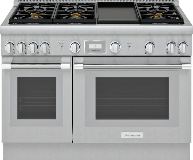 Thermador® Pro Harmony® 48" Stainless Steel Pro Style Natural Gas Range-0