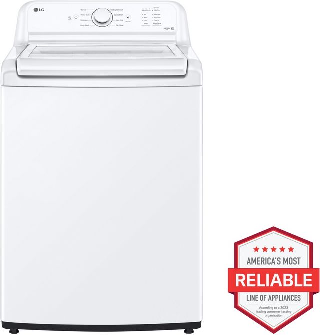 LG 4.1 Cu. Ft. White Top Load Washer-1