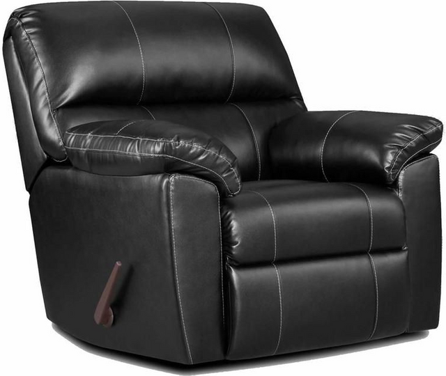 Affordable Furniture Austin Black Recliner-0
