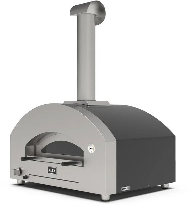 Alfa Futuro Silver Black Pizza Oven -2