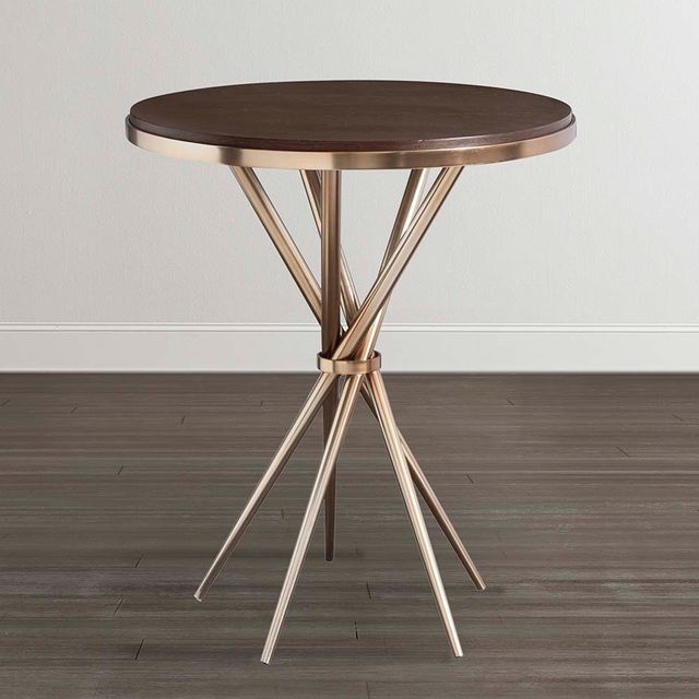Bassett® Furniture Antiquities Sable and Champagne Stiletto Accent Table