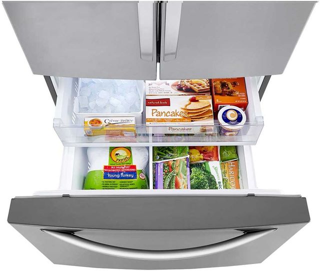 LG 25.2 Cu. Ft. PrintProof™ Stainless Steel French Door Refrigerator 8