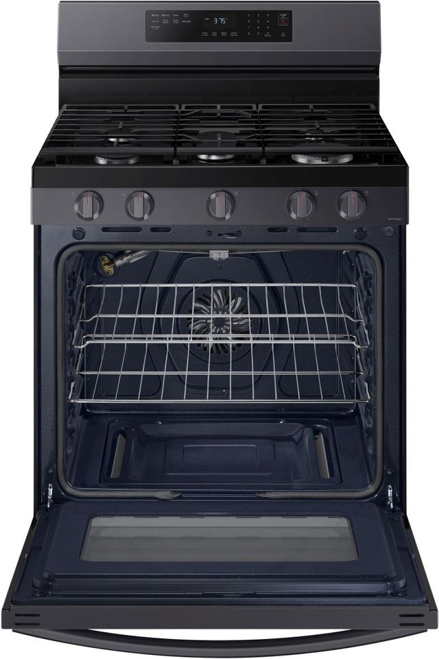 Samsung 30 Fingerprint Resistant Black Stainless Steel Smart Freestanding  Gas Range, East Coast Appliance