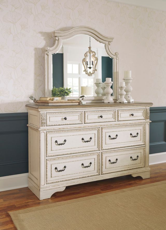 Signature Design by Ashley® Realyn Antiqued Two Tone Dresser 6