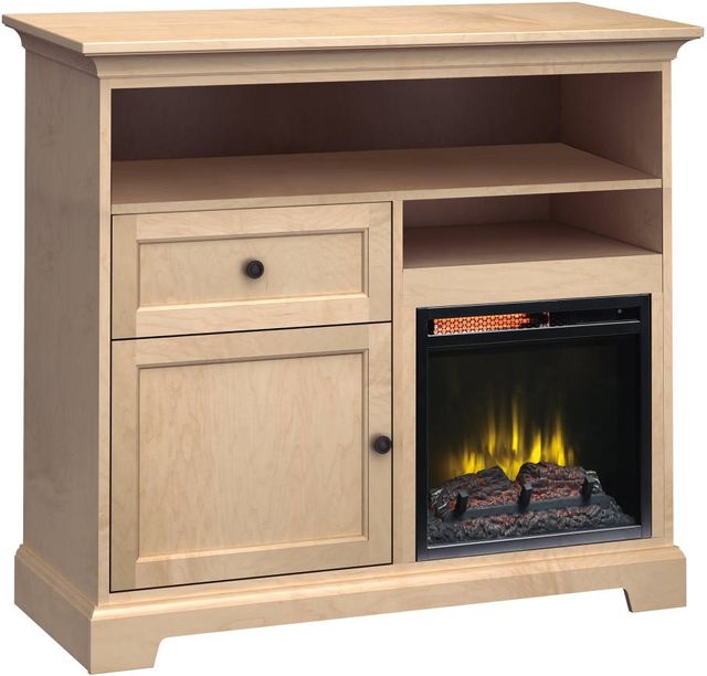 Howard Miller® Customizable 46" Extra Tall Fireplace TV Console with Left Hand Cabinet and One Drawer
