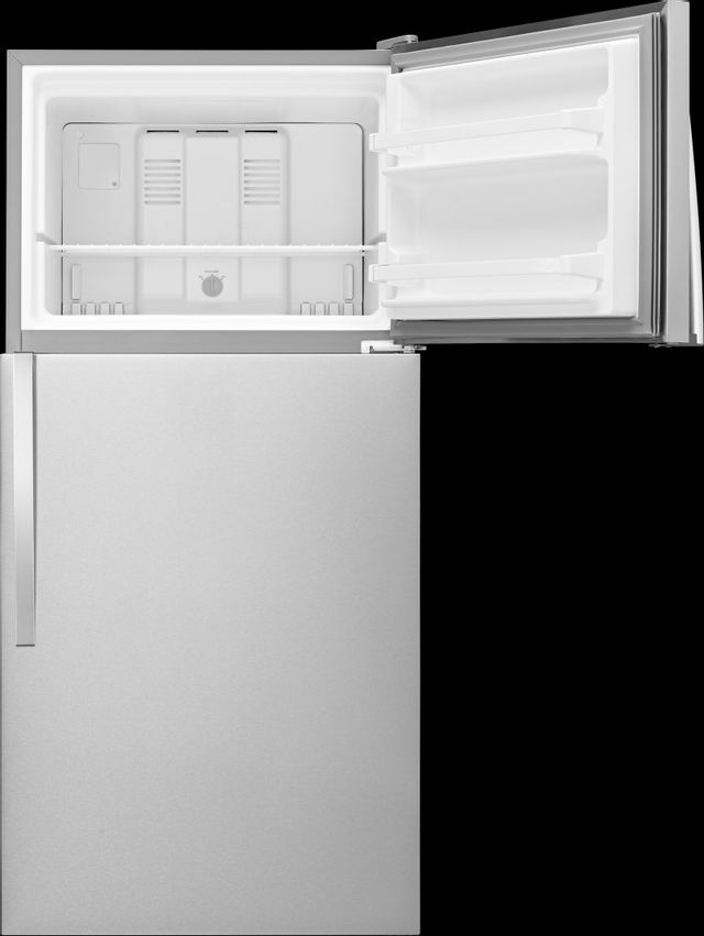 Whirlpool® 18.3 Cu. Ft. Monochromatic Stainless Steel Top Freezer Refrigerator 3