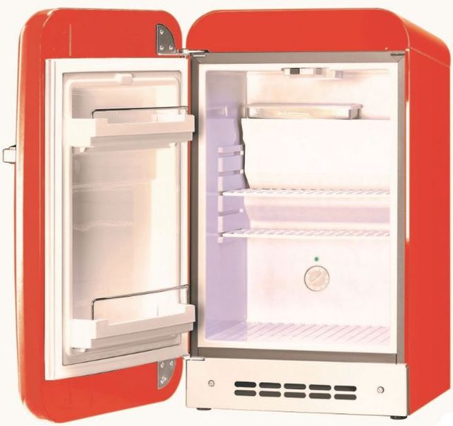 Smeg 50's Retro Style Aesthetic 1.5 Cu. Ft. Orange Compact Refrigerator 1