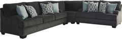 Benchcraft® Charenton 3-Piece Charcoal Sectional