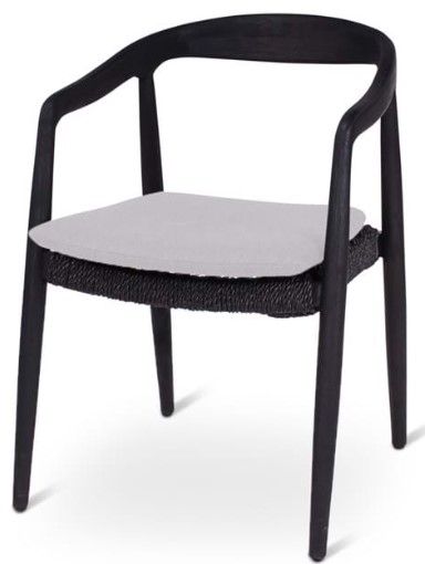 Classic Home Aria Black Outdoor Dining Chair 0