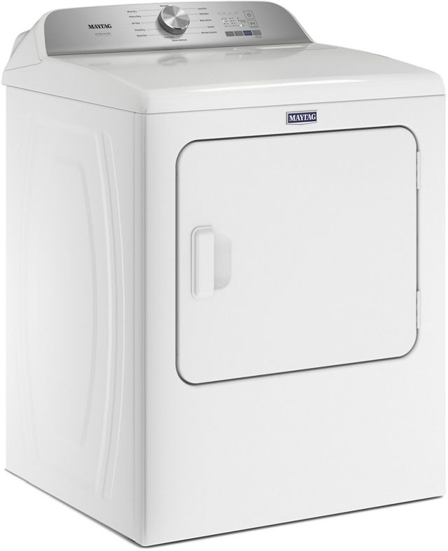 Maytag® 7.0 Cu. Ft. White Front Load Gas Dryer  12