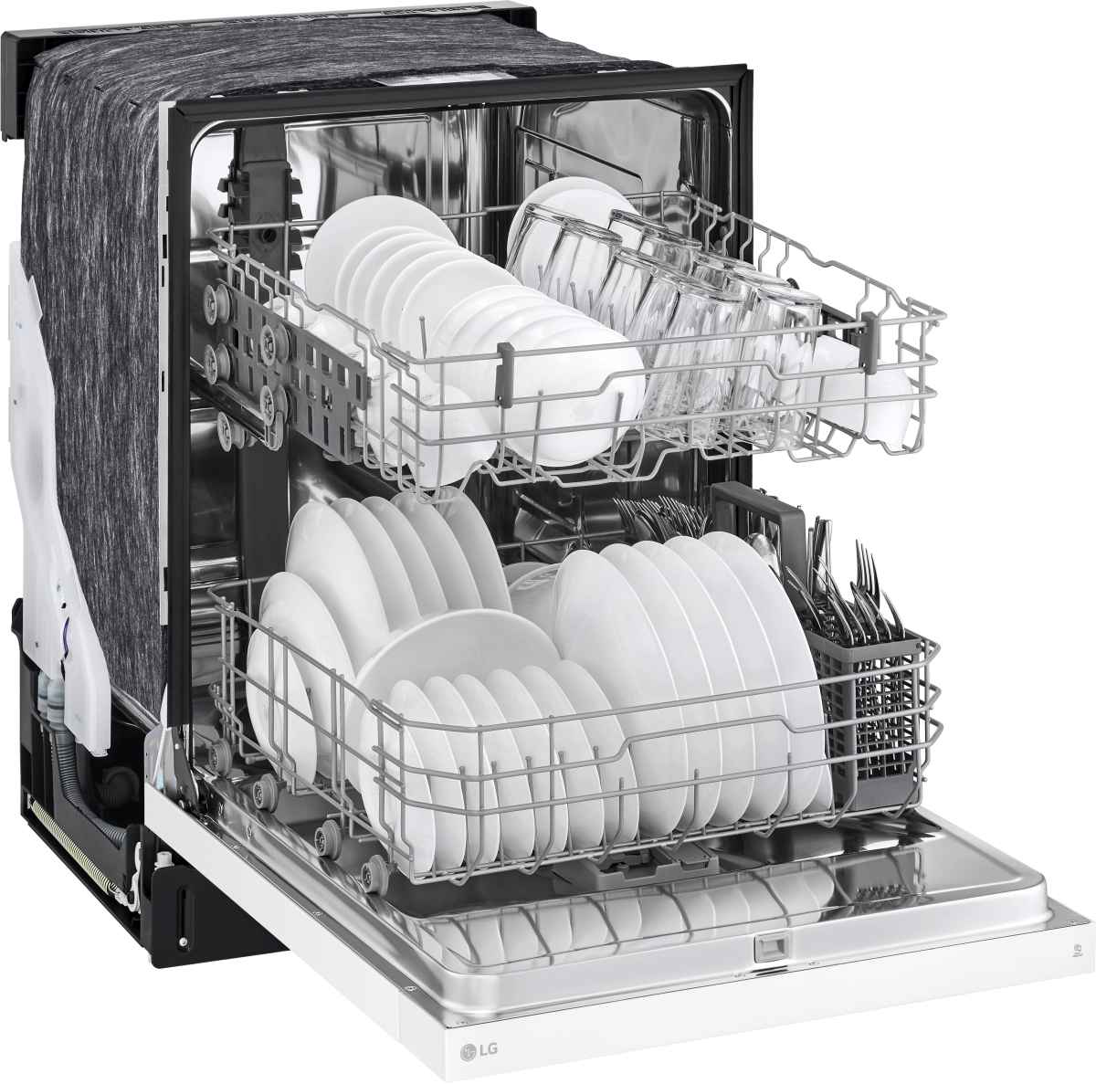 Lg 24 front control deals built in dishwasher