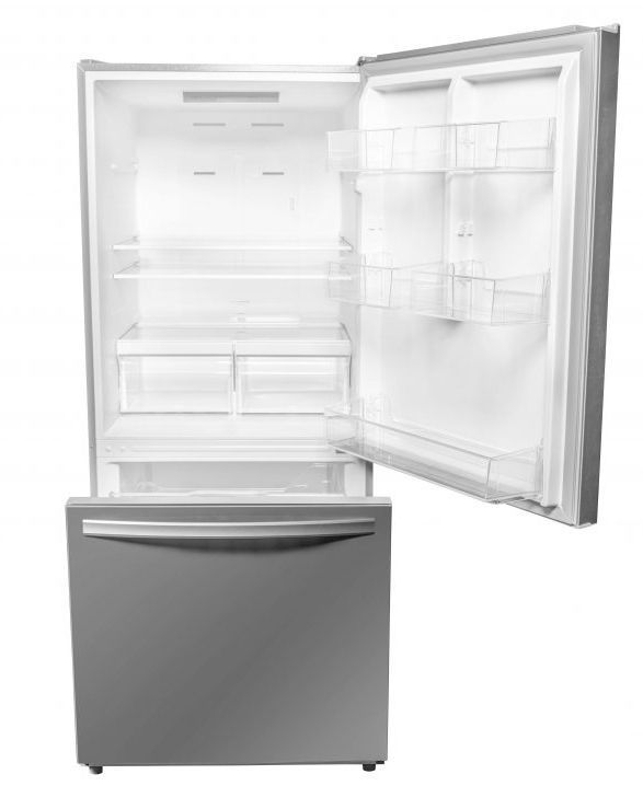 Danby® 18.7 Cu. Ft. Stainless Steel Bottom Freezer Refrigerator 1