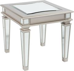 Signature Design by Ashley® Tessani Silver Rectangular End Table
