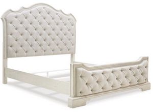 Signature Design by Ashley® Arlendyne Antique White California King Upholstered Bed