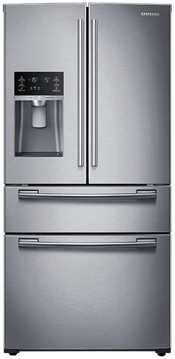Samsung 25.0 Cu. Ft. Stainless Steel 4-Door French Door Refrigerator