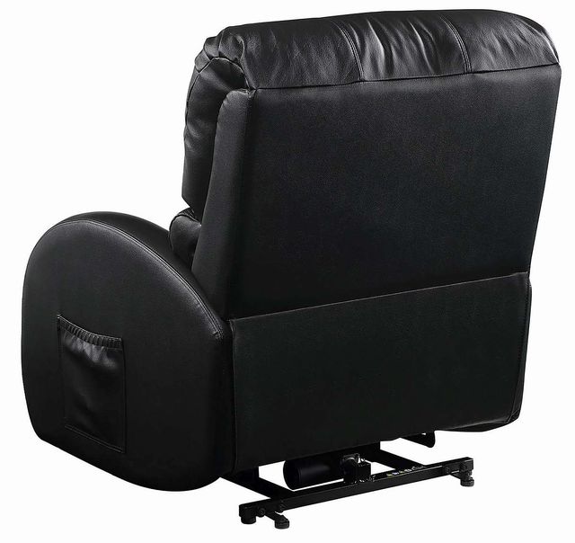 Coaster® Black Upholstered Power Lift Recliner 2