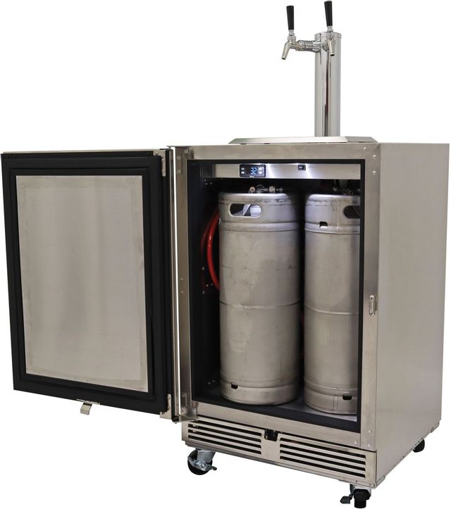 Perlick® 5.2 Cu. Ft. Stainless Steel Beer Cooler/Kegerator-1
