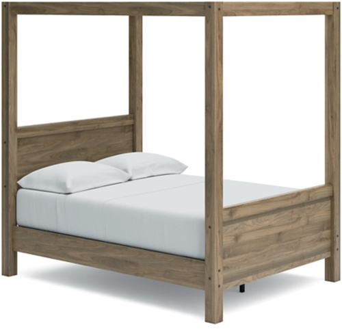 Signature Design by Ashley® Aprilyn Honey Full Canopy Bed 0