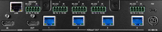 Atlona® 4K/UHD Four-Output HDMI to HDBaseT Distribution Amplifier 1