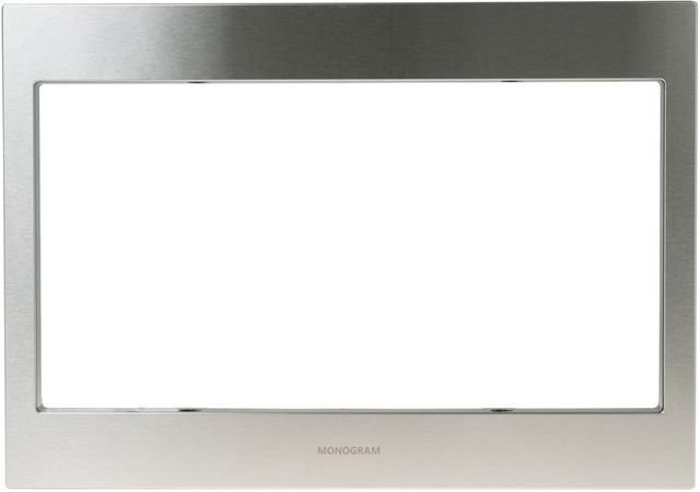 Monogram® 30" Stainless Steel Built In Microwave Trim Kit-2
