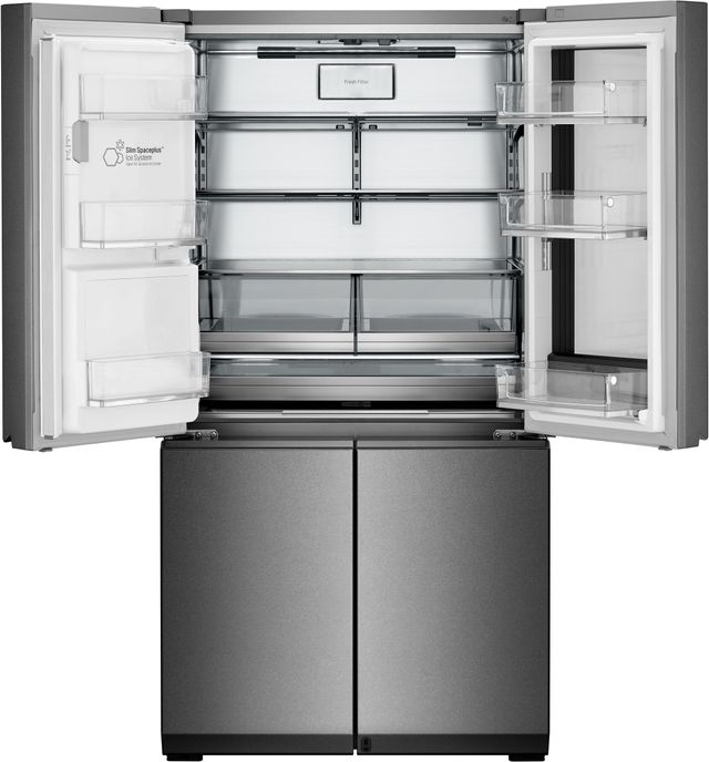 LG Signature 22.8 Cu. Ft. Textured Steel™ Smart Wi-Fi Enabled Counter Depth French Door Refrigerator 4