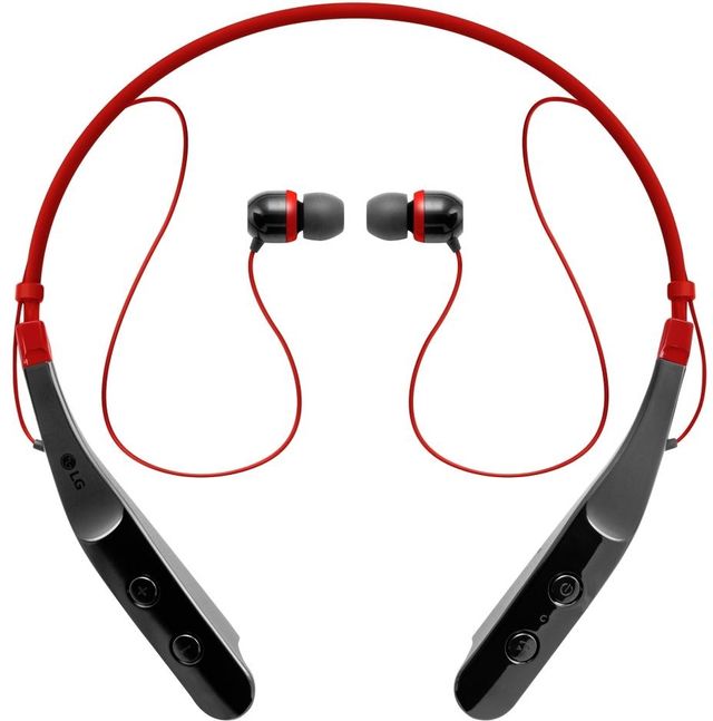LG Tone Triumph™ Black Red Bluetooth® Wireless Stereo Headset