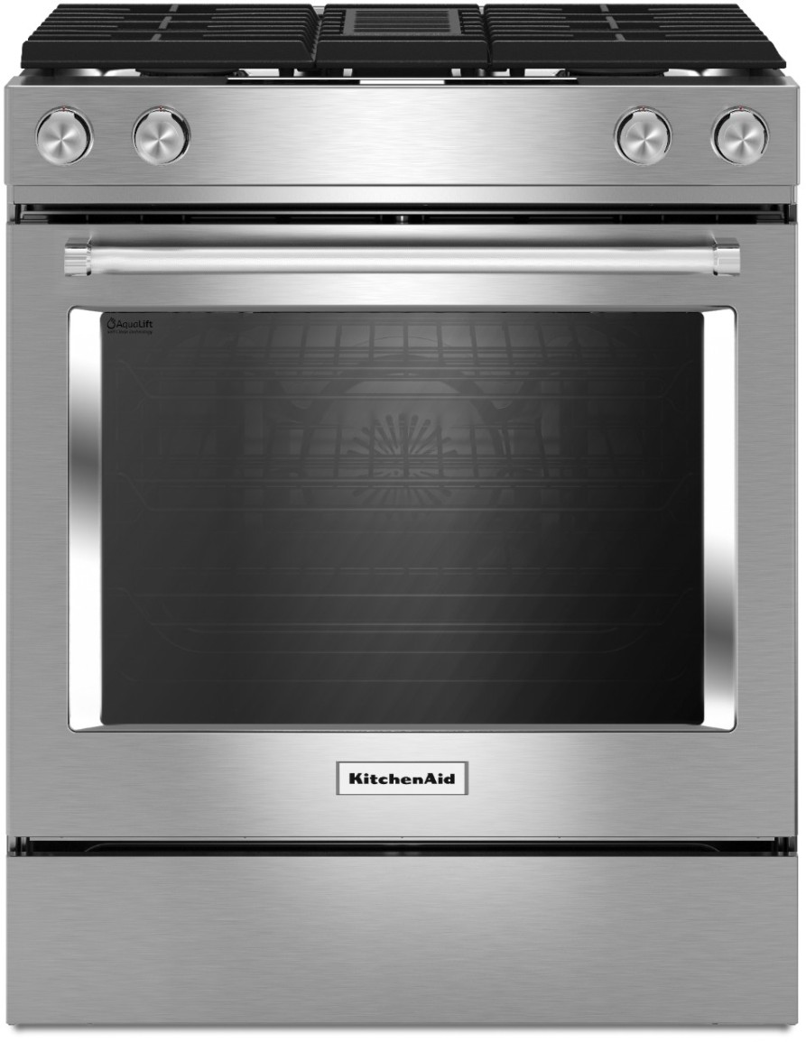 kitchenaid dual fuel range 30