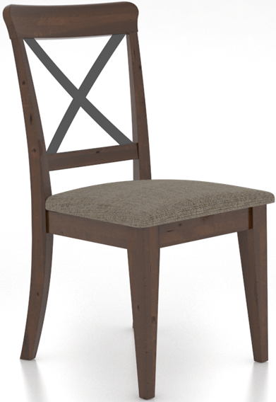 Canadel Cognac Washed Wood Side Chair-1