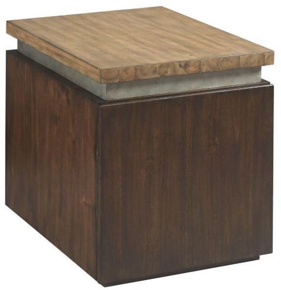 Hammary® Modern Origins Brown Cube End Table
