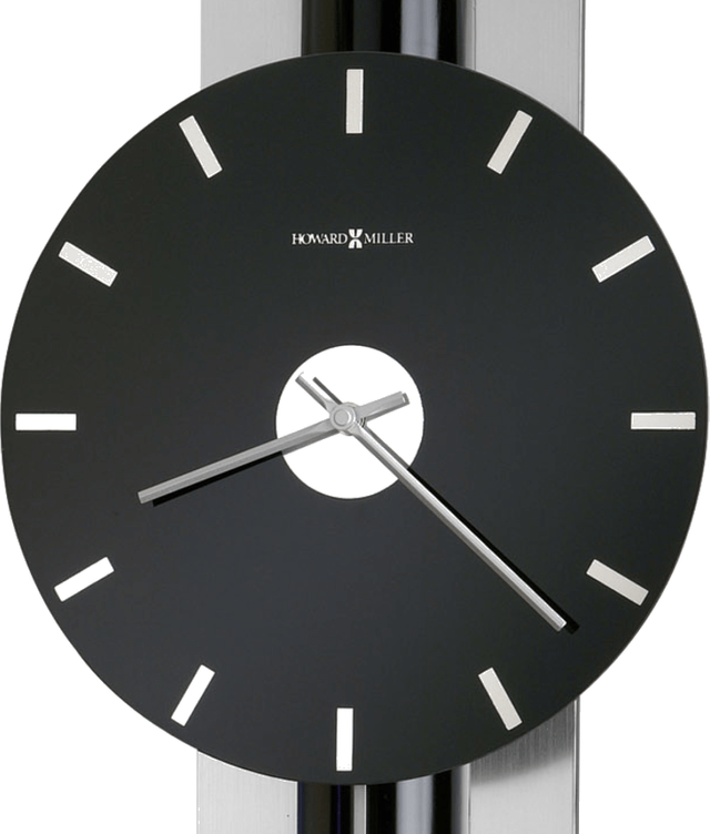 Howard Miller® Hudson High Gloss Black Lacquer Wall Clock 1