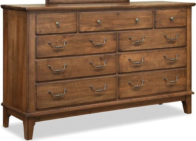 Durham Furniture Rustic Civility Cinnamon Triple Dresser 0