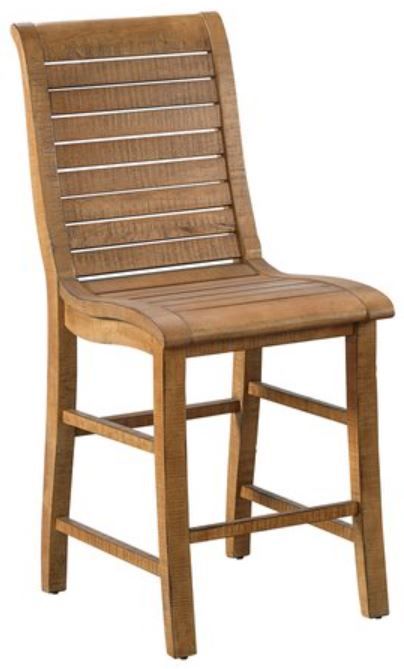 Progressive® Furniture Willow Distressed Pine Counter Dining Chair