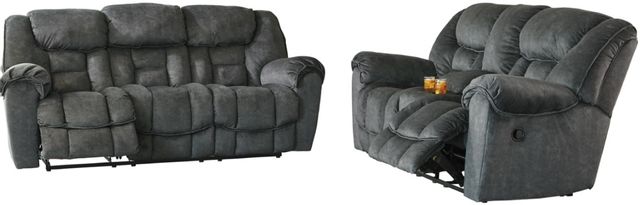 Signature Design by Ashley® Wynnlow 3-Piece Chocolate Living Room Set with Reclining Sofa 0