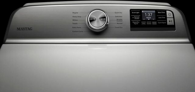 Maytag® 7.4 Cu. Ft. White Front Load Electric Dryer 4