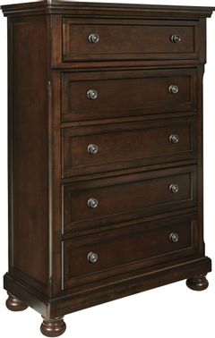 Millennium® by Ashley® Porter Rustic Brown Chest of Drawers