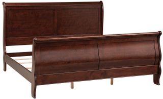 Liberty Furniture Carriage Court Mahogany Stain King Sleigh Bed