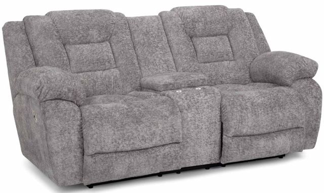 Franklin™ Hayworth Pilot Ash Reclining Console Loveseat | Fischer ...