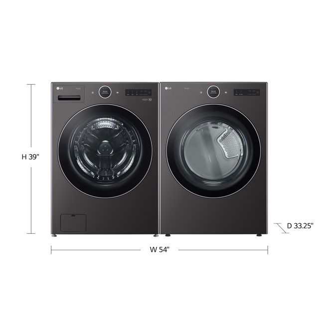 WM6700HBA | DLEX6700B - LG Front Load Pair Special With a 5.0 Cu Ft Washer and a 7.4 Cu Ft Electric Dryer-2