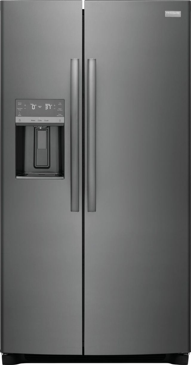 Frigidaire Gallery® 22.2 Cu. Ft. Black Stainless Steel Counter Depth Side-by-Side Refrigerator