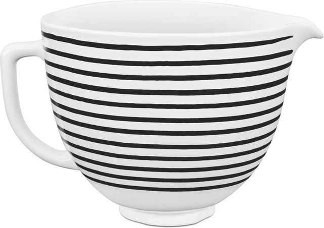 KitchenAid® 5 Quart Horizontal Stripes Ceramic Bowl