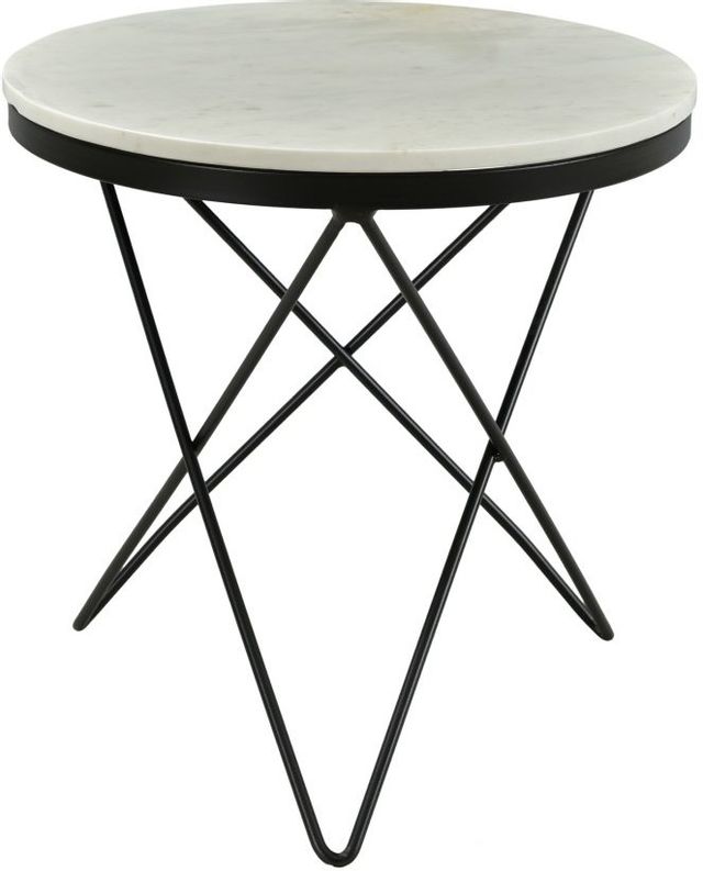 Moe's Home Collections Haley White and Black Side Table 2