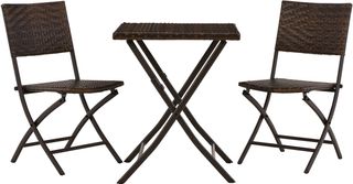Signature Design by Ashley® River Abbey 3 Pieces Brown Outdoor Table and Chairs Set