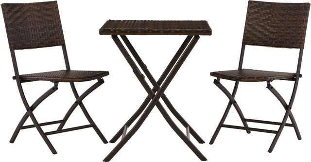 Signature Design by Ashley® River Abbey 3 Pieces Brown Outdoor Table and Chairs Set-0