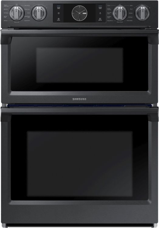 Samsung 30" Fingerprint Resistant Black Stainless Steel Oven/Micro Combo Electric Wall Oven -0