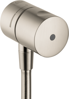 AXOR® Uno Brushed Nickel Wall Outlet with Check Valves and Volume Control