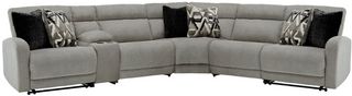 Signature Design by Ashley® Colleyville 6-Piece Stone Power Reclining Sectional