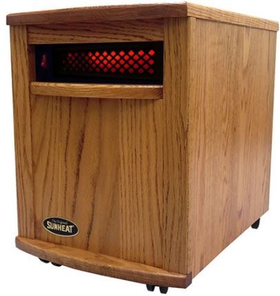 Sunheat® 13" Nebraska Oak Infrared Heater  16