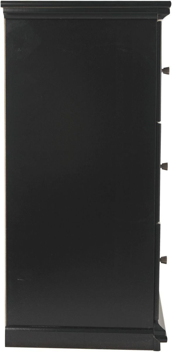 Signature Design by Ashley® Maribel 2-Piece Black Full Panel Headboard Set 6
